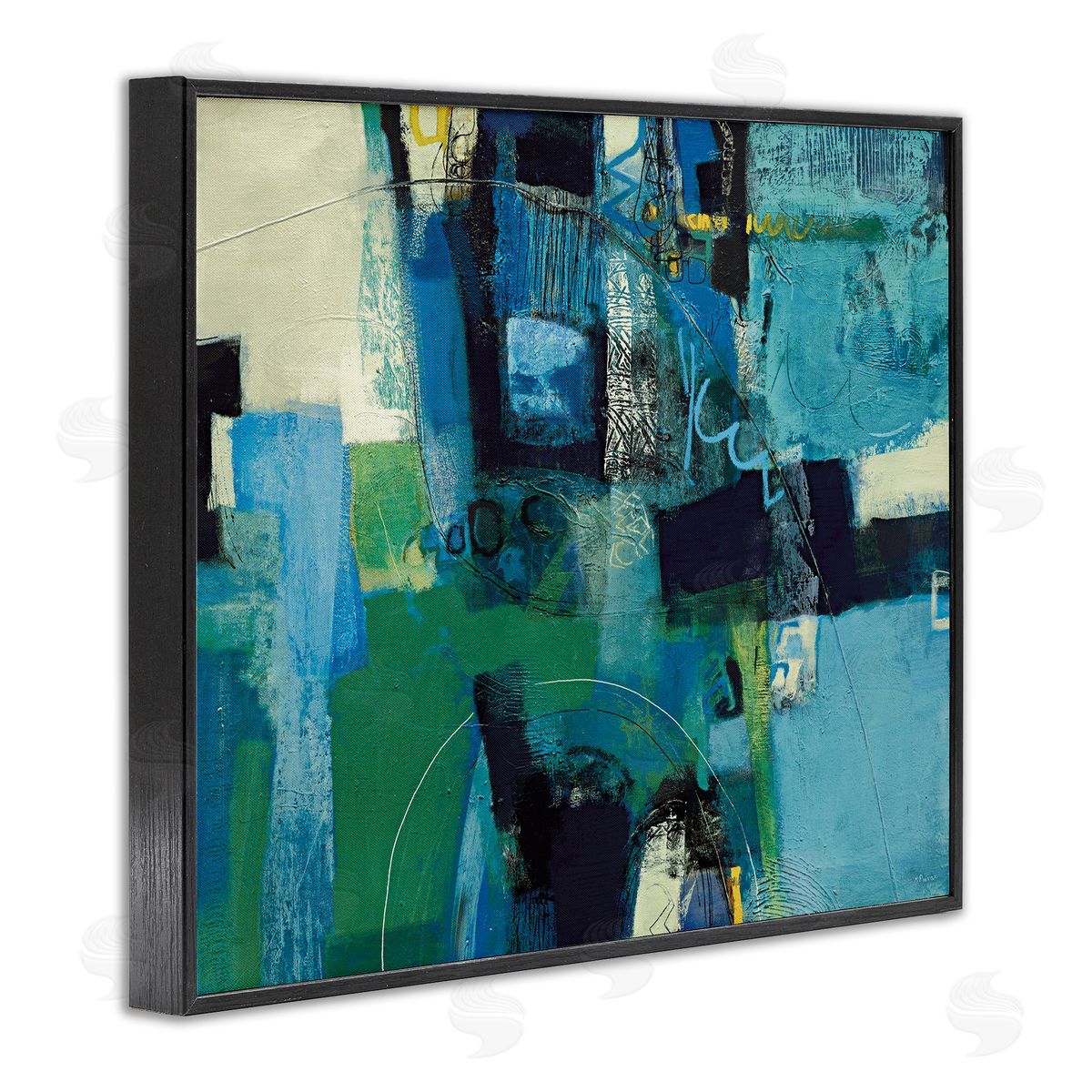 Maurizio Piovan Nelle Profondit Abstraction Canvas Wall Art Print