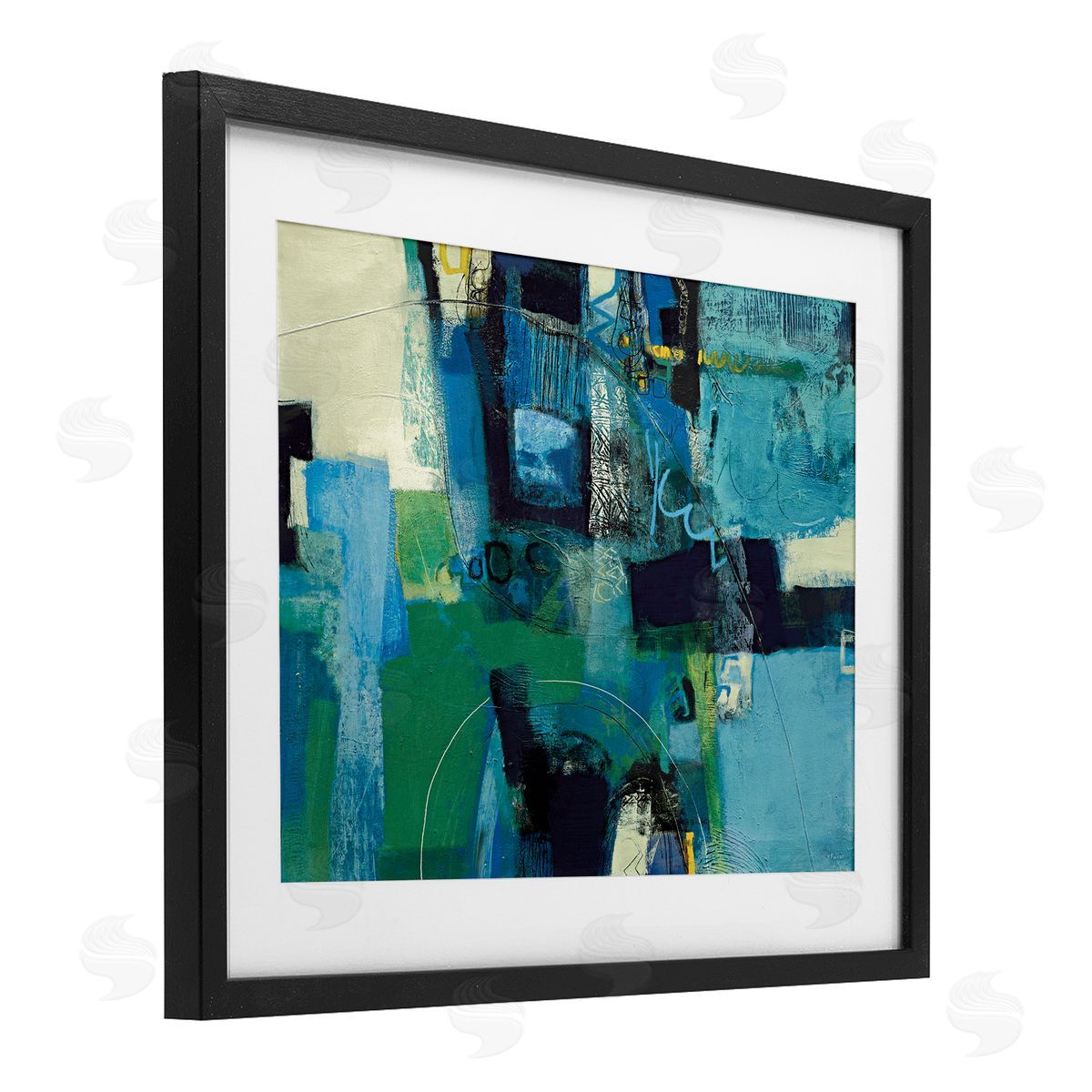 Maurizio Piovan Nelle Profondit Abstraction Canvas Wall Art Print