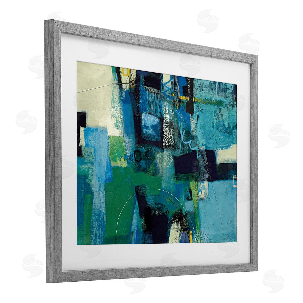Maurizio Piovan Nelle Profondit Abstraction Canvas Wall Art Print