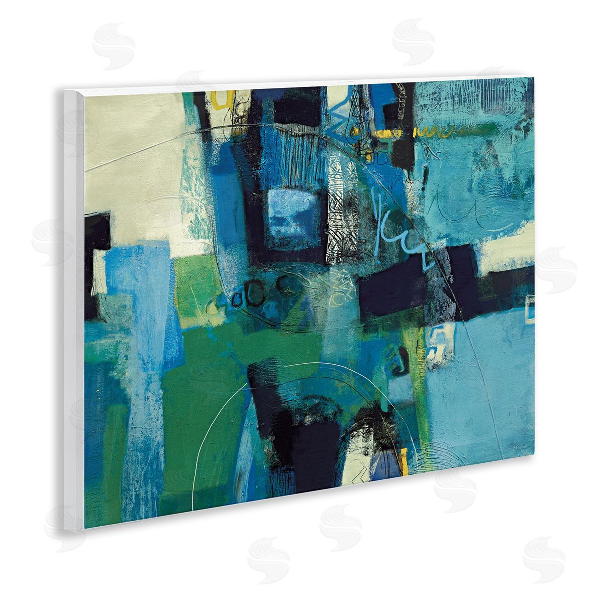 Maurizio Piovan Nelle Profondit Abstraction Canvas Wall Art Print