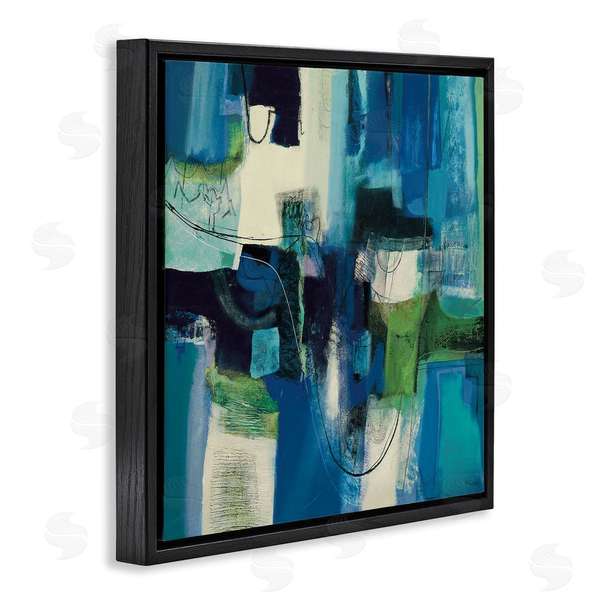 Maurizio Piovan Abstract Essenza Composition Canvas Wall Art Print