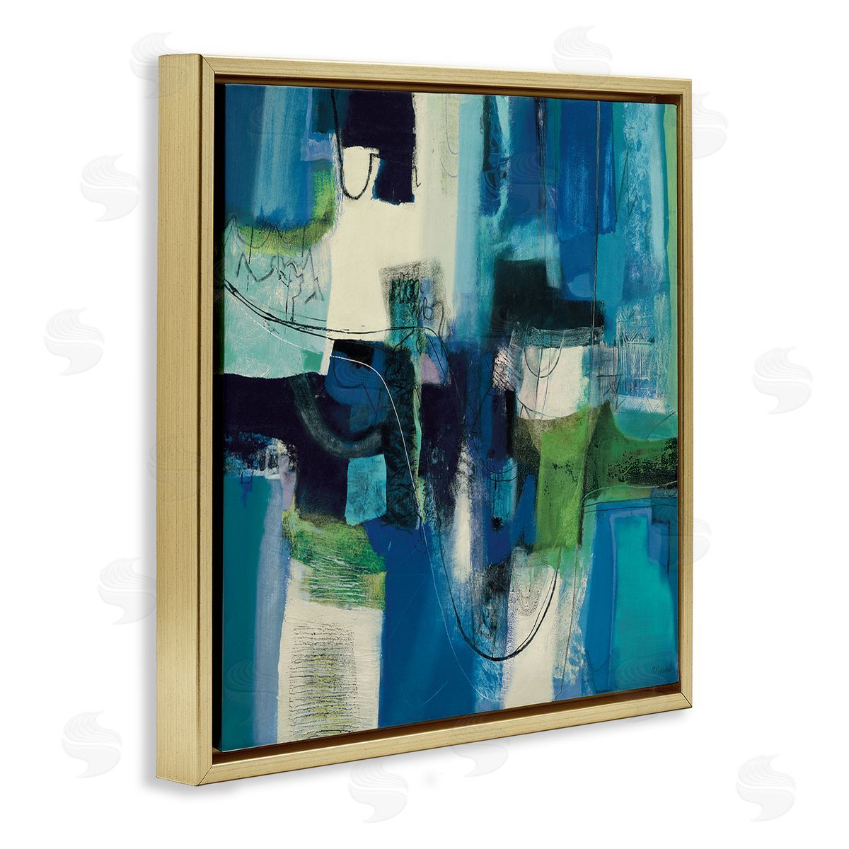 Maurizio Piovan Abstract Essenza Composition Canvas Wall Art Print