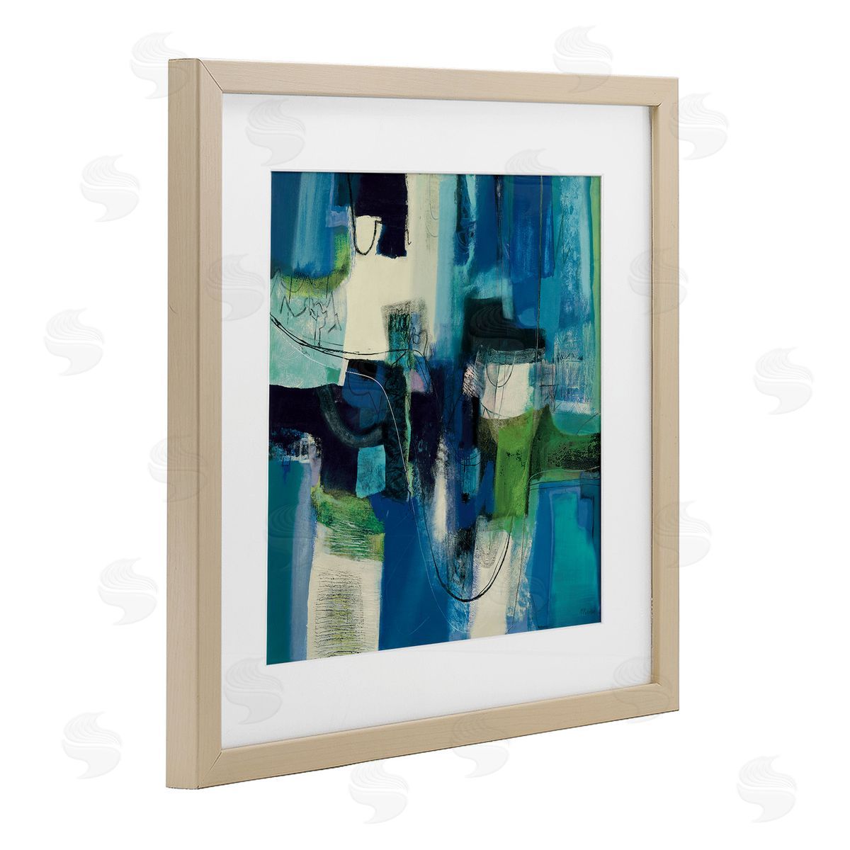 Maurizio Piovan Abstract Essenza Composition Canvas Wall Art Print