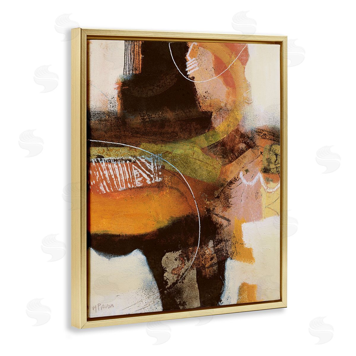 Maurizio Piovan Cromatismo Neutral Abstract Canvas Wall Art Print
