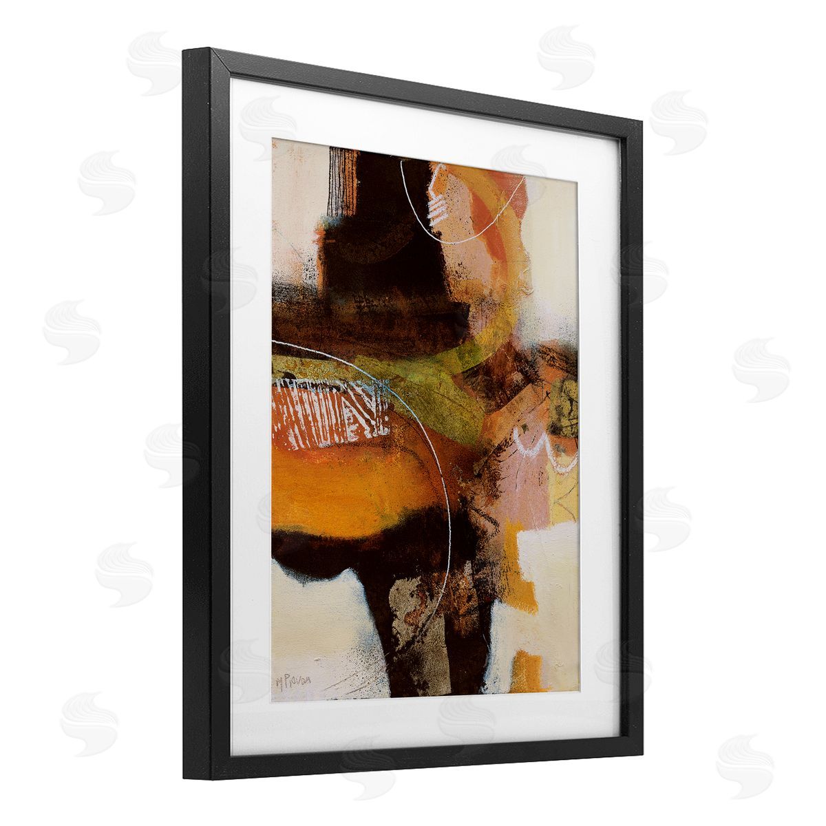 Maurizio Piovan Cromatismo Neutral Abstract Canvas Wall Art Print