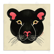 Carrie Cantwell | Minimal Wild Panther Face