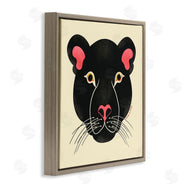 Carrie Cantwell | Minimal Wild Panther Face