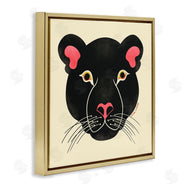 Carrie Cantwell | Minimal Wild Panther Face