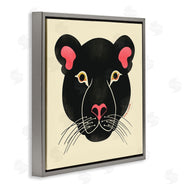 Carrie Cantwell | Minimal Wild Panther Face