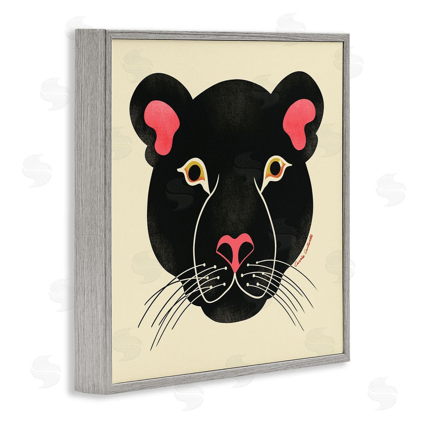 Carrie Cantwell | Minimal Wild Panther Face