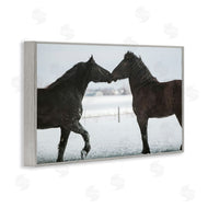 Amy Carroll | Winter Horse Pair