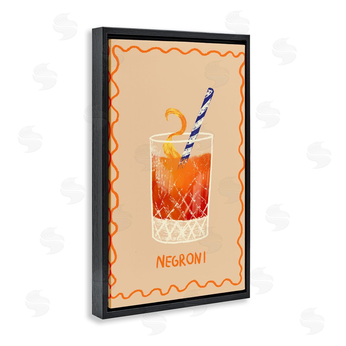 Florentina Dolci | Negroni with Striped Straw