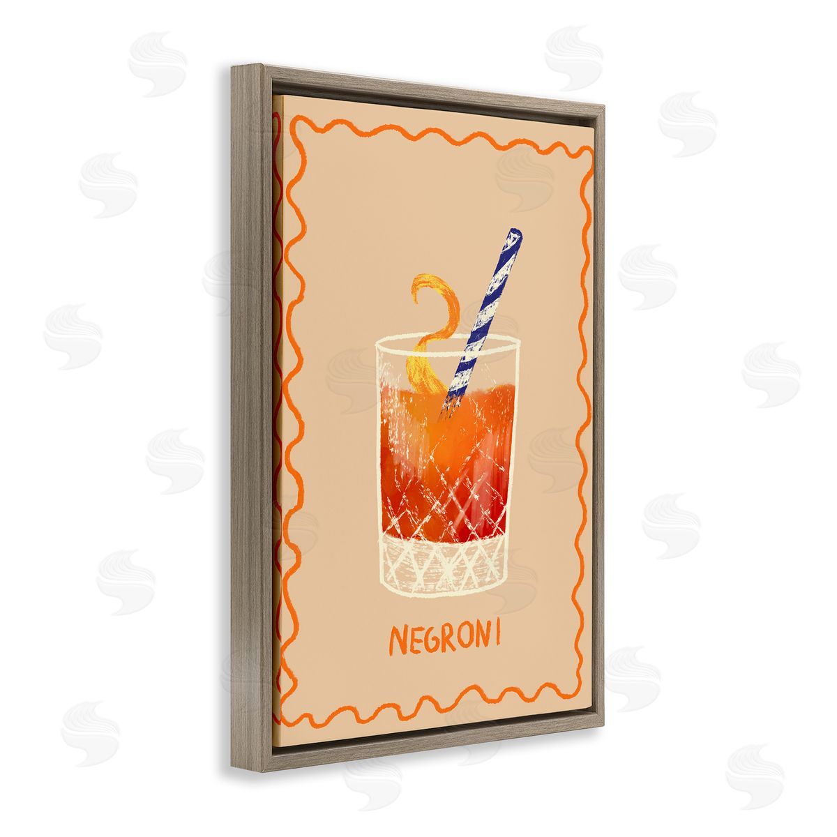 Florentina Dolci | Negroni with Striped Straw