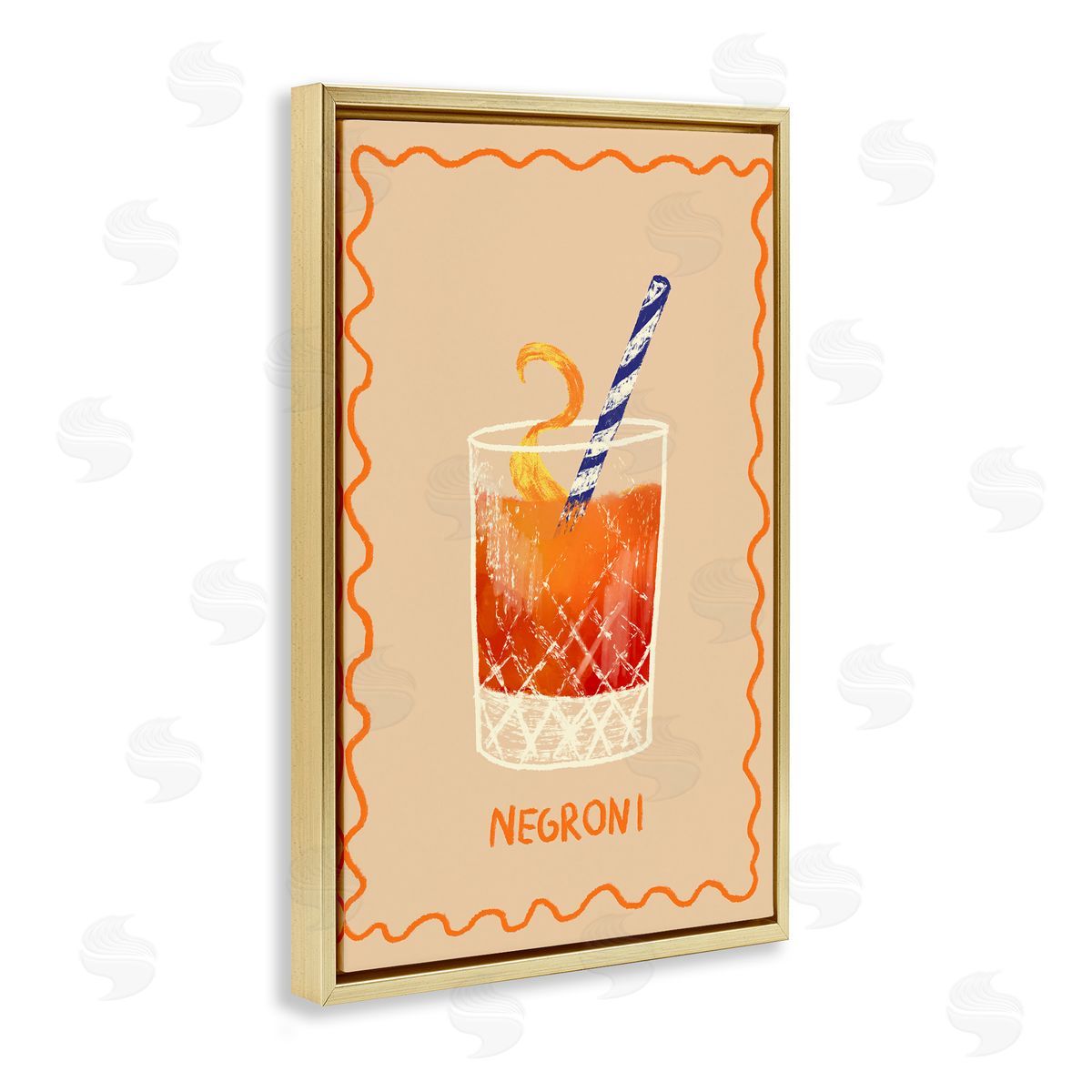 Florentina Dolci | Negroni with Striped Straw