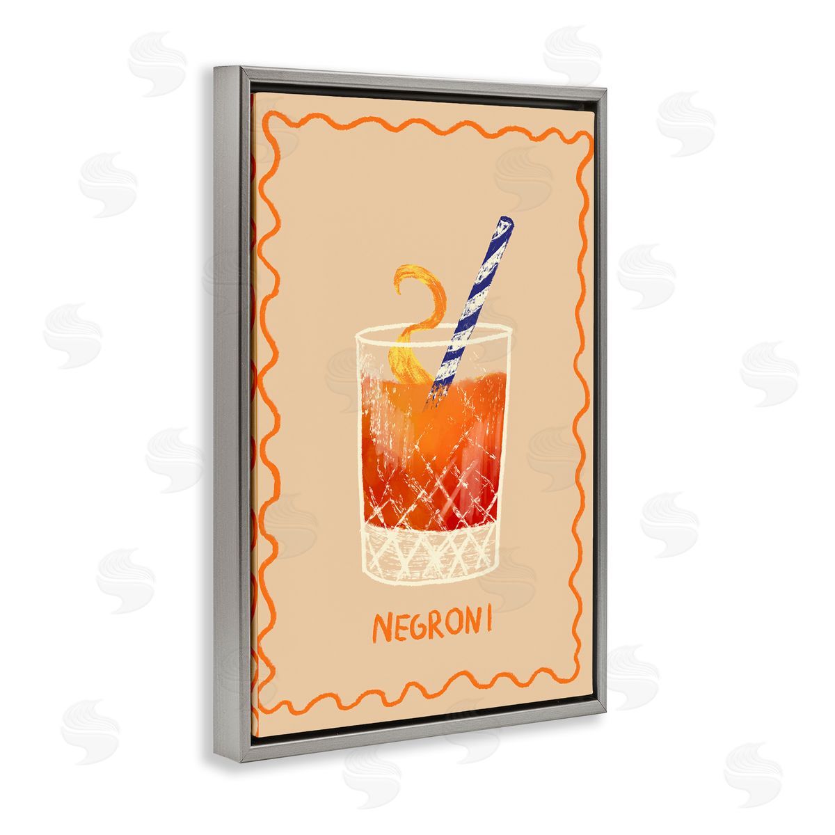 Florentina Dolci | Negroni with Striped Straw