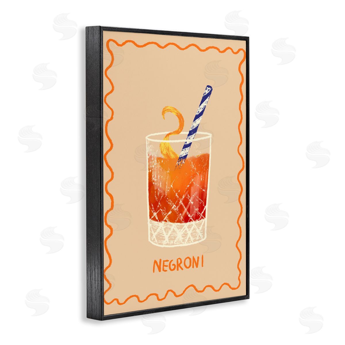 Florentina Dolci | Negroni with Striped Straw
