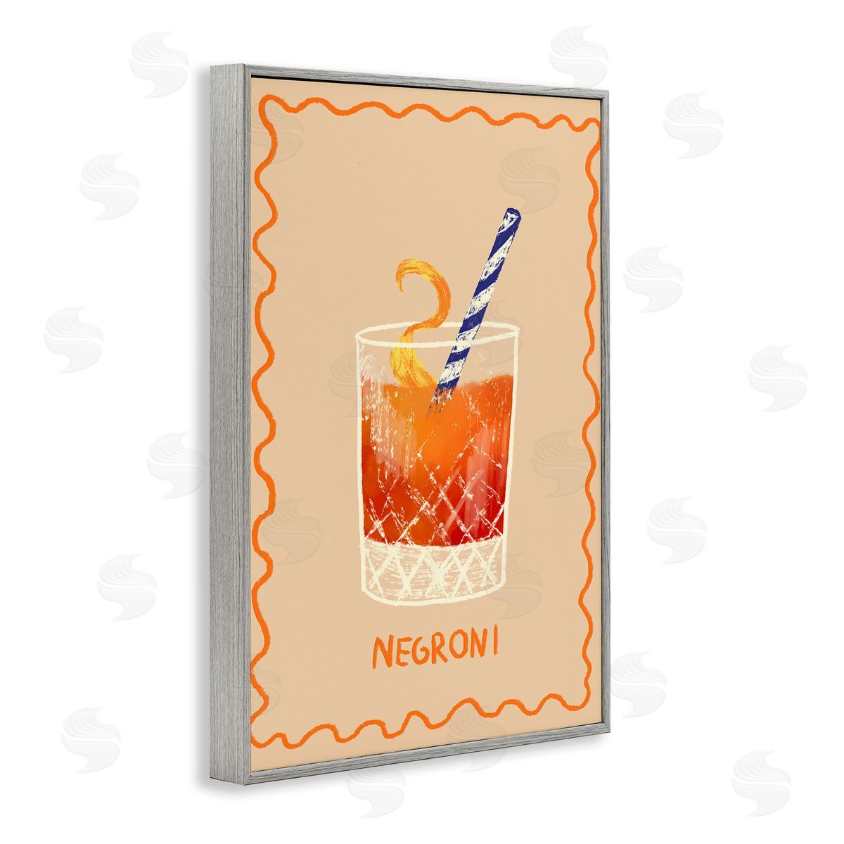 Florentina Dolci | Negroni with Striped Straw