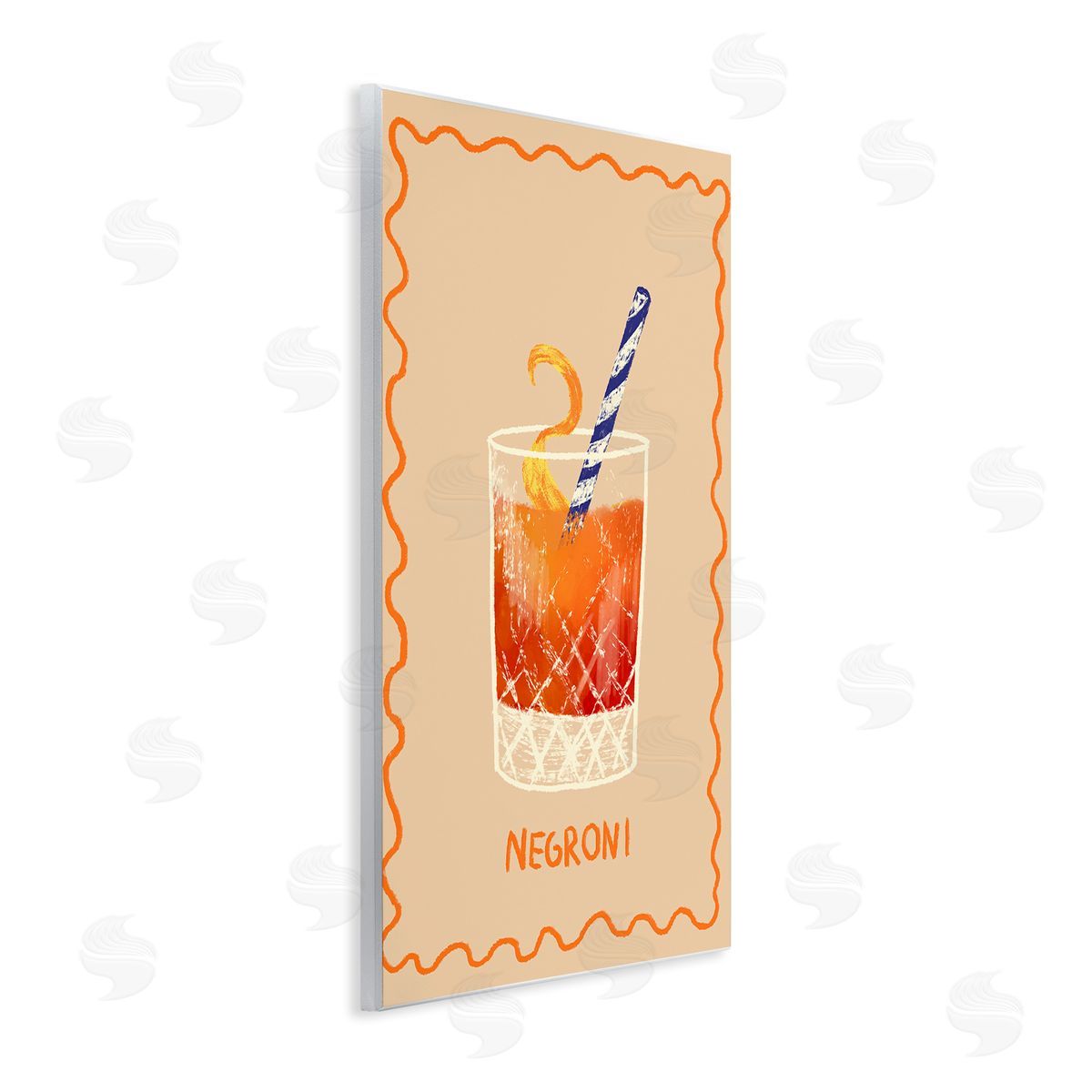Florentina Dolci | Negroni with Striped Straw