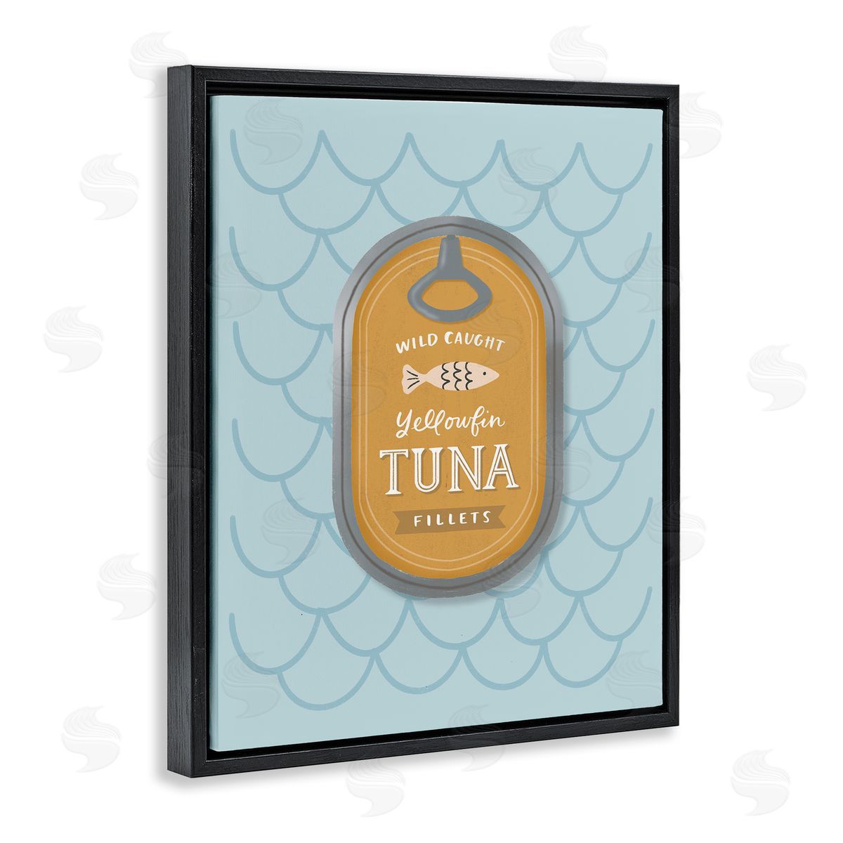 Sandra Picco Nautical Tuna Tin Canvas Wall Art Print