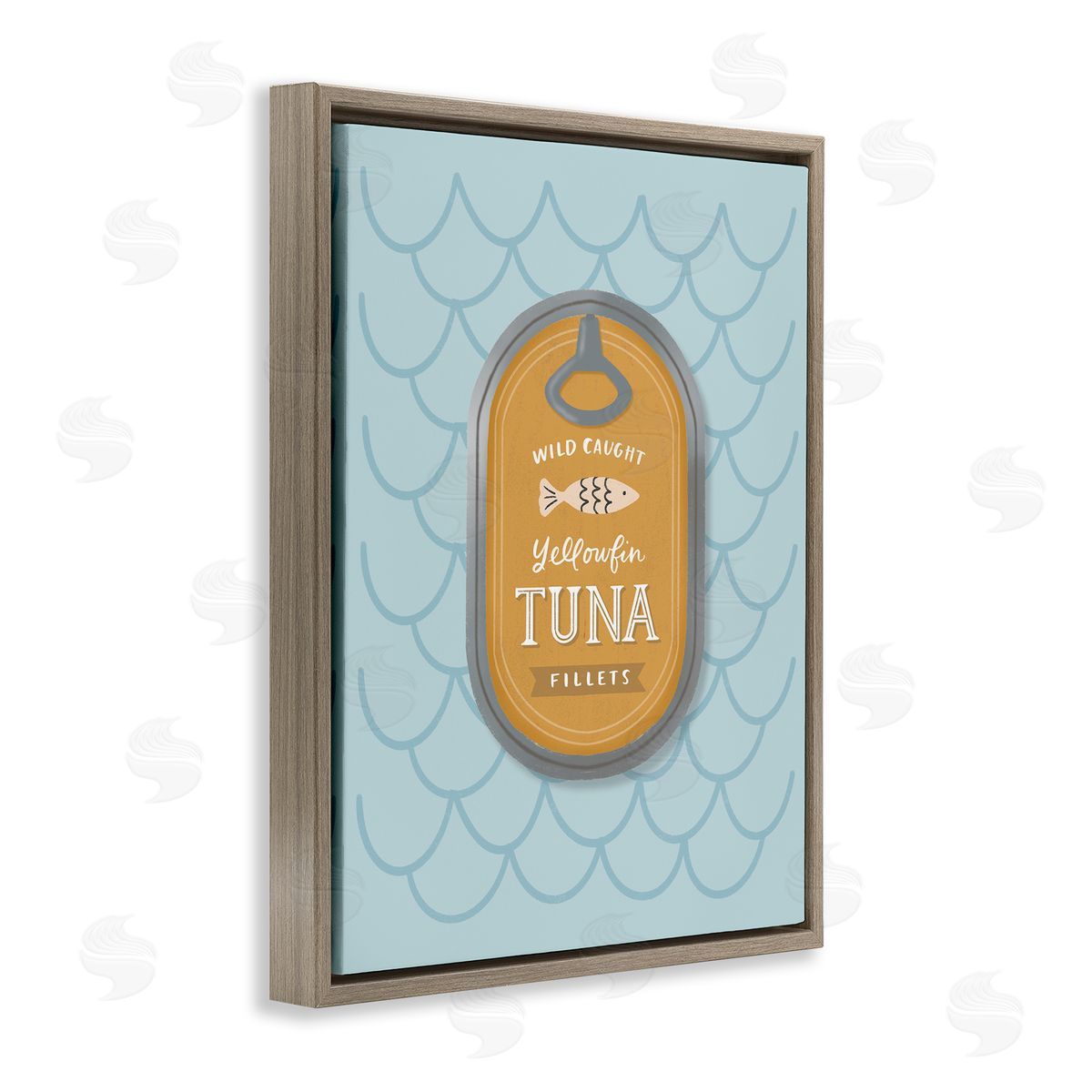 Sandra Picco Nautical Tuna Tin Canvas Wall Art Print