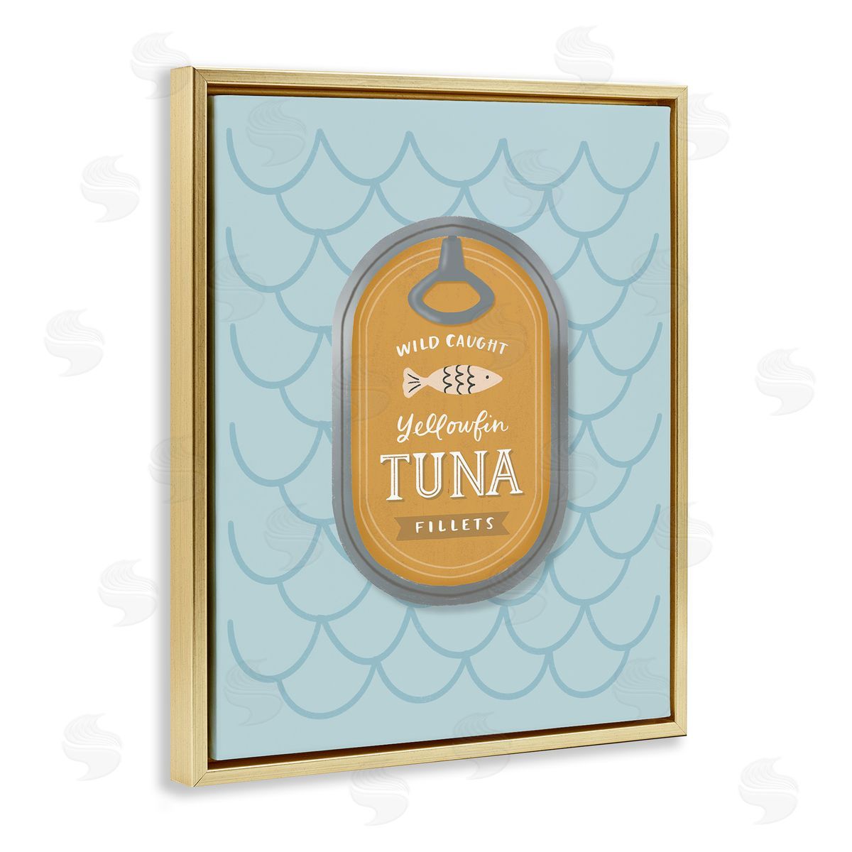 Sandra Picco Nautical Tuna Tin Canvas Wall Art Print