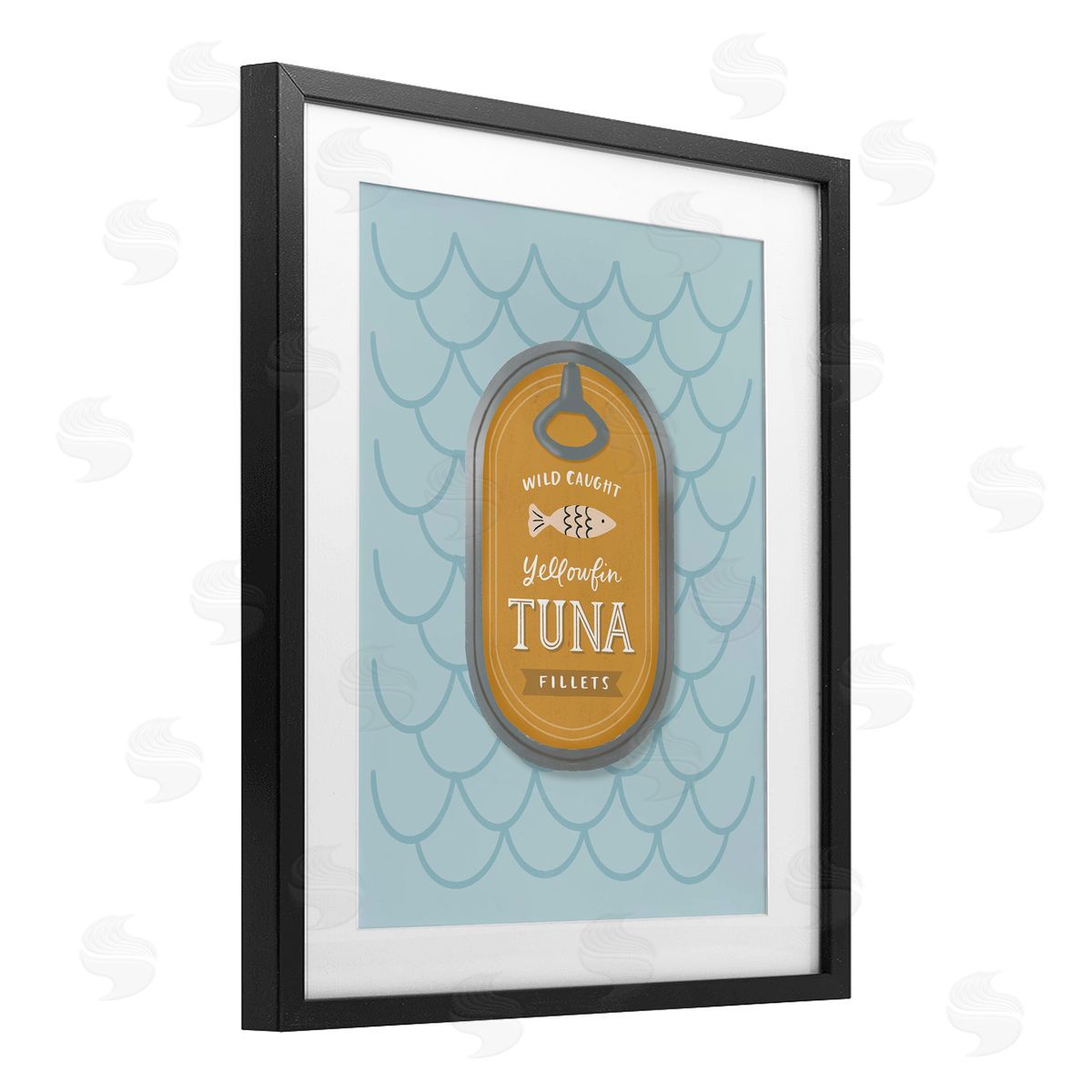 Sandra Picco Nautical Tuna Tin Canvas Wall Art Print
