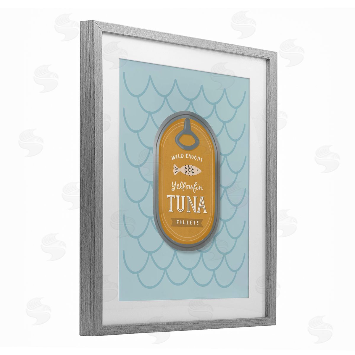 Sandra Picco Nautical Tuna Tin Canvas Wall Art Print