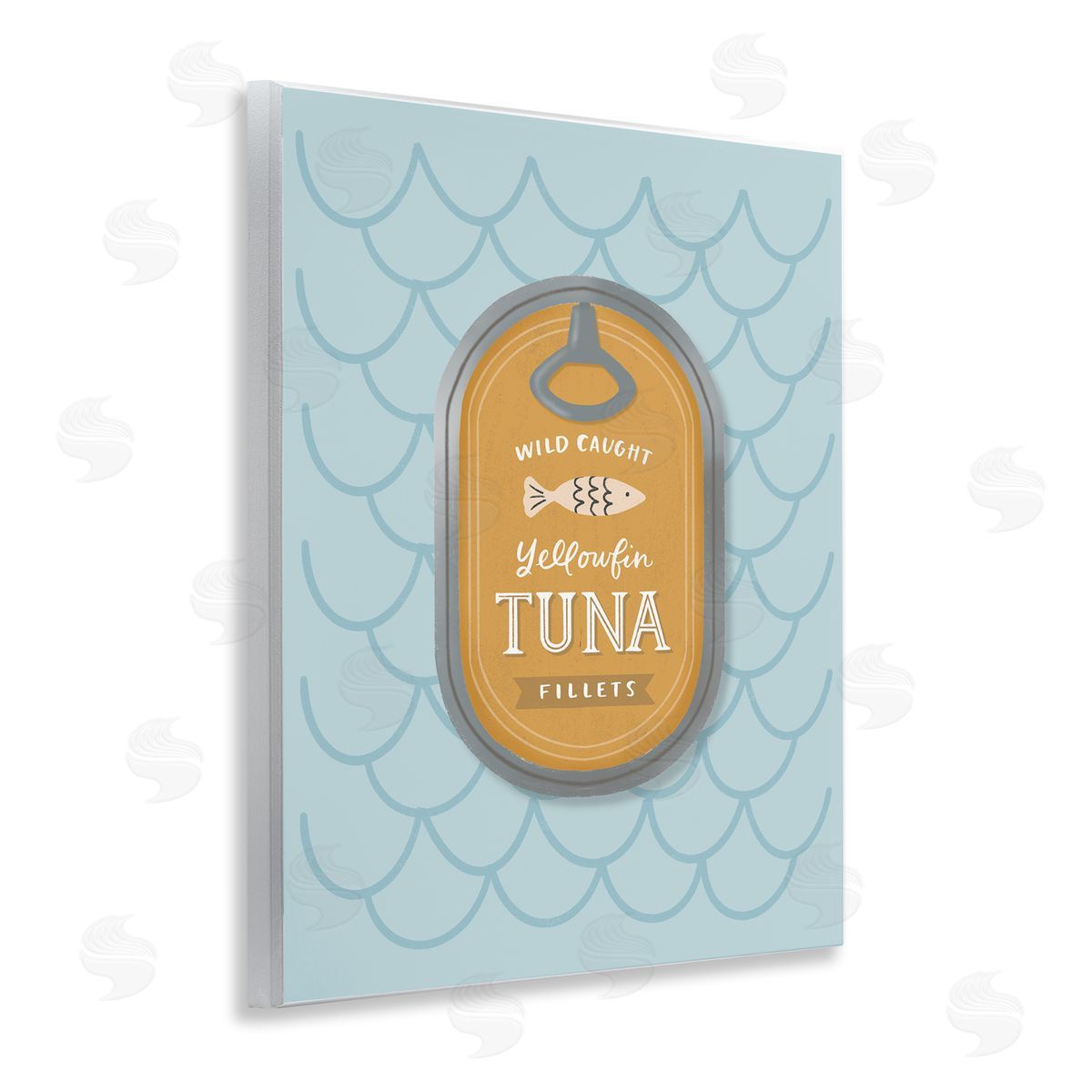 Sandra Picco Nautical Tuna Tin Canvas Wall Art Print