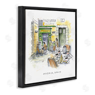 Angela Steahling | Madrid Spain Outdoor Cafe