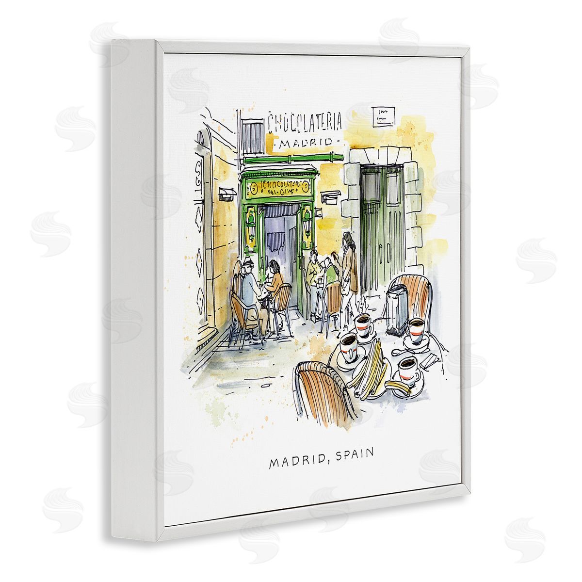 Angela Steahling | Madrid Spain Outdoor Cafe