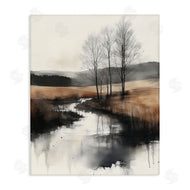 Annabelle Hall | Sepia Countryside River
