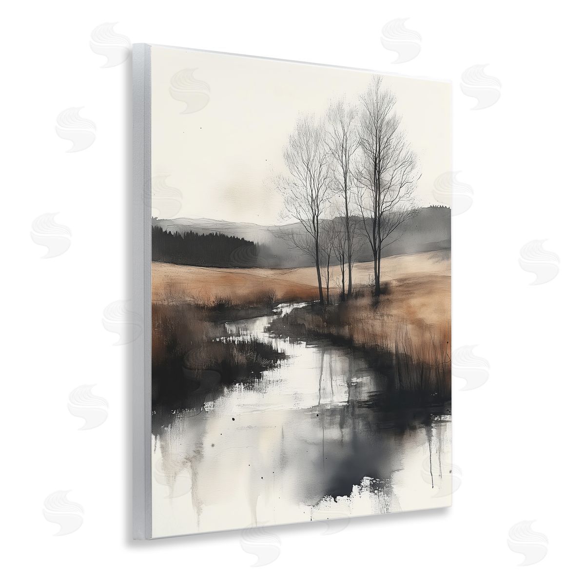 Annabelle Hall | Sepia Countryside River