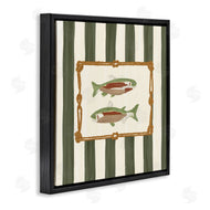 Veronica Lara | Gone Fishing Green Stripes