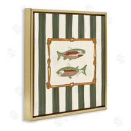 Veronica Lara | Gone Fishing Green Stripes