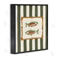 Veronica Lara | Gone Fishing Green Stripes