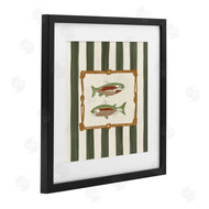 Veronica Lara | Gone Fishing Green Stripes