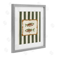Veronica Lara | Gone Fishing Green Stripes