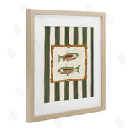 Veronica Lara | Gone Fishing Green Stripes