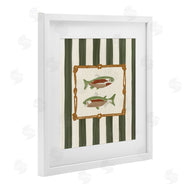 Veronica Lara | Gone Fishing Green Stripes