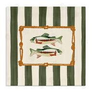 Veronica Lara | Maritime Fish with Rope Border