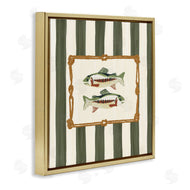 Veronica Lara | Maritime Fish with Rope Border