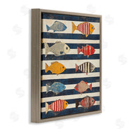 Sara Culpepper | Maritime Fish on Stripes