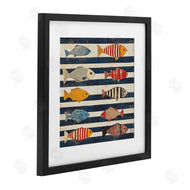 Sara Culpepper | Maritime Fish on Stripes