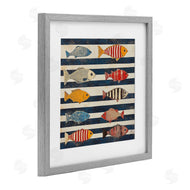 Sara Culpepper | Maritime Fish on Stripes