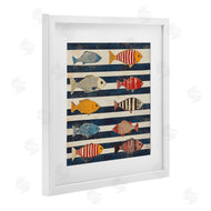 Sara Culpepper | Maritime Fish on Stripes