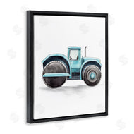 Christine Simpson Art | Working Trucks Blue Roller