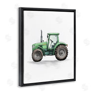 Christine Simpson Art | Working Trucks Green Tractor