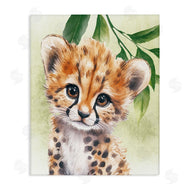 Christine Simpson Art | Jungle Friends Baby Cheetah