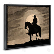 Kim Allen | Sunset Cowboy with Horse