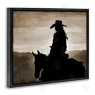 Kim Allen | Cowgirl Sunset Sepia Portrait